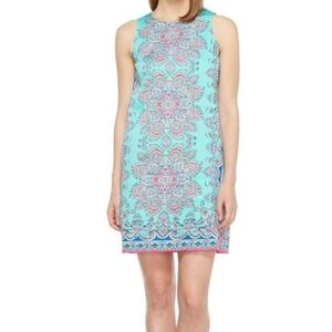 Maggy London Medallion Print Cotton Sleeveless Dress NWOT